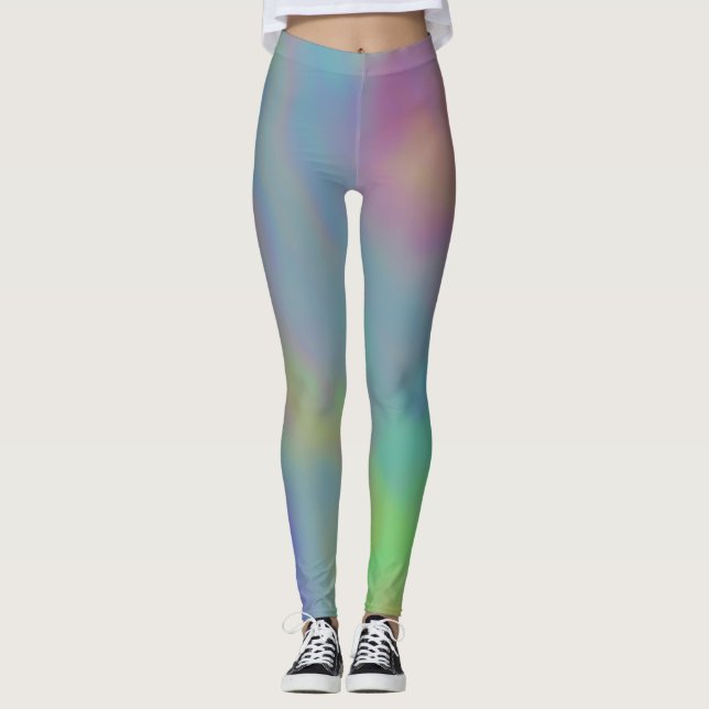 Rainbow Himlar Leggings (Framsida)