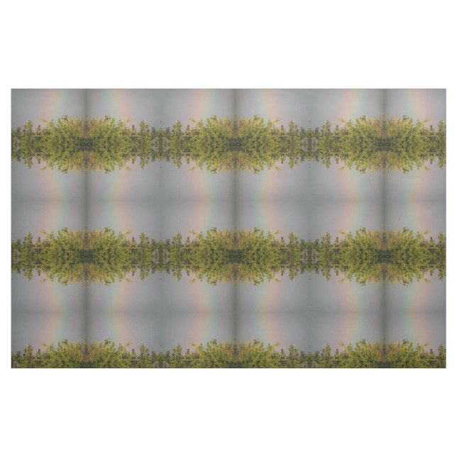 Rainbow Himlar Patterned Craft Fabric Tyg (Fat Quarter)