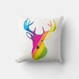 Rainbow hjort kudde