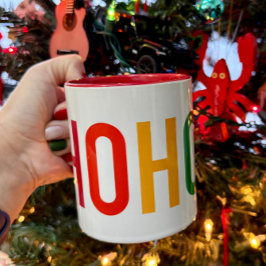 Rainbow HoHo Santa Mugg för lite julglädjen