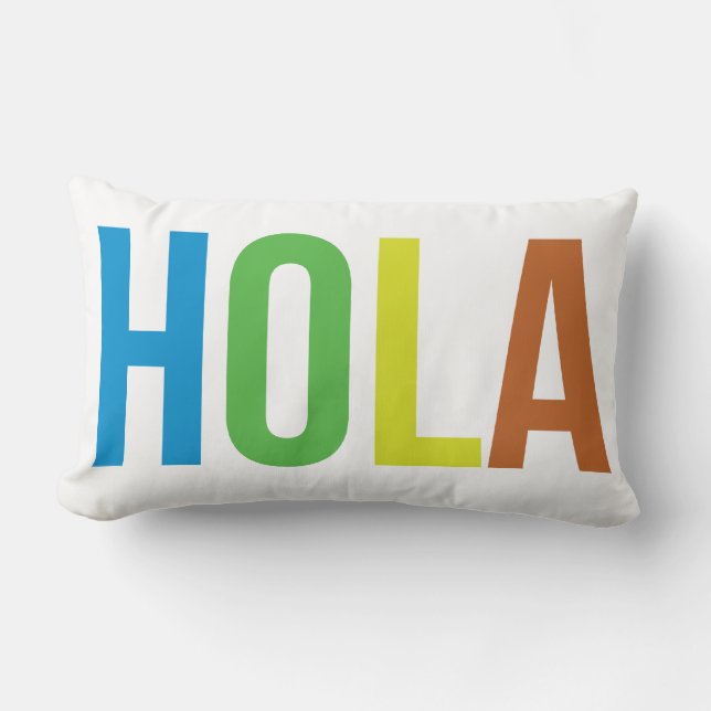 Rainbow Hola Lumbarkudde (Framsida)