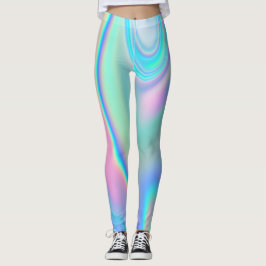 Rainbow HoloGraph-Abstrakt Leggings