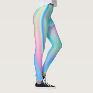 Rainbow HoloGraph-Abstrakt Leggings