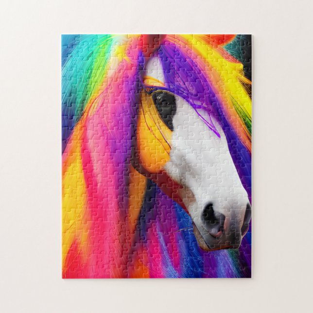 Rainbow Horse Pussel (Vertikal)
