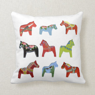 Rainbow Horses Pillow Kudde
