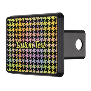 Rainbow Houndstooth Mönster Dragkroksskydd