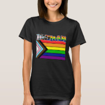 Rainbow Human HGBTQ Flagga Support och Pride T-Shi