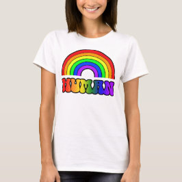 Rainbow Human Pride Month T Shirt