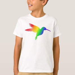 Rainbow Hummingbird Boys' T Shirt