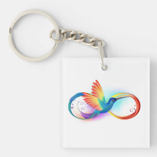 Rainbow Hummingbird med oändlighetssymbol