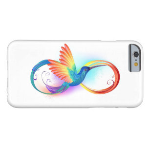 Rainbow Hummingbird med oändlighetssymbol Barely There iPhone 6 Fodral