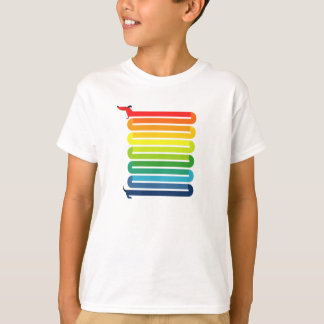 Rainbow Hund T Shirt