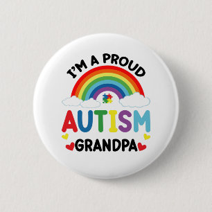 Rainbow I är en proud Autism Grandpa Autism Awaren Knapp
