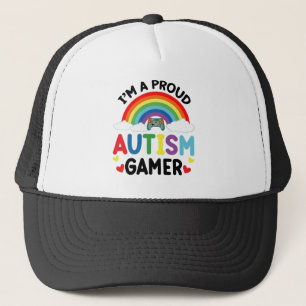 Rainbow I är en stolt Autism Gamer Autism Awarenes Keps
