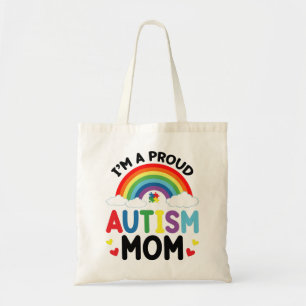 Rainbow I är en stolt autism Mamma Autism Awarenes Tygkasse