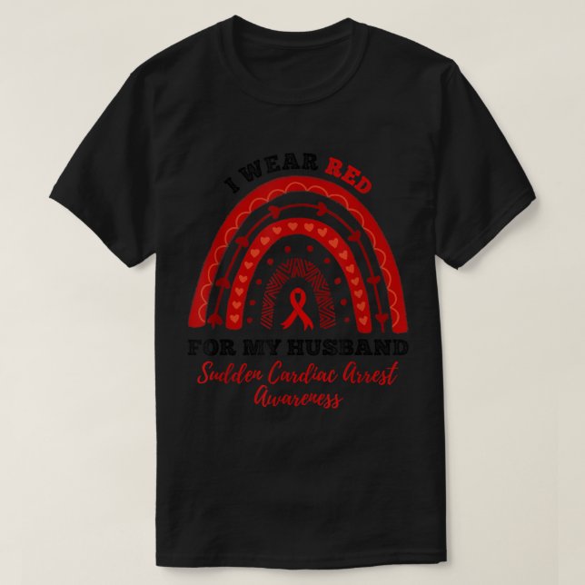 Rainbow I Bära Red Make Sudden Cardiac Arrest A T Shirt (Design framsida)