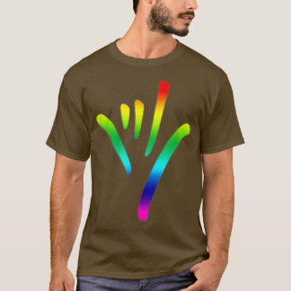 Rainbow I Kärlek Du skriver under språkkulturen T  T Shirt