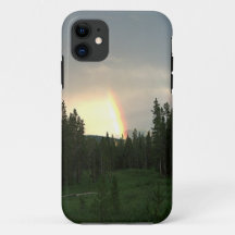 Rainbow in Mountains Art Photo Phone Case