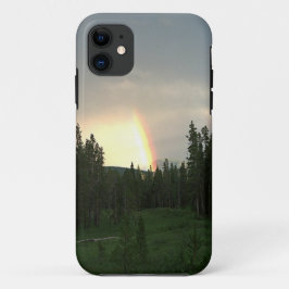 Rainbow in Mountains Art Photo Phone Case