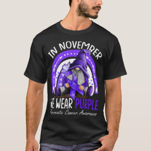 Rainbow in November Vi Bära Lila Pancreatic T Shirt