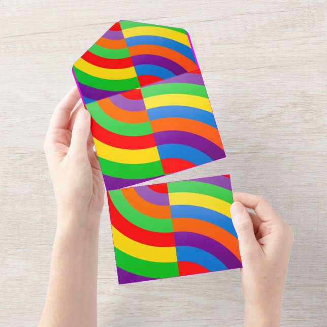 RAINBOW-INBJUDAN HÄLSNING PAKET (Tearaway)