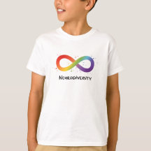 Rainbow Infinity Symbol Neurodiversity Awareness