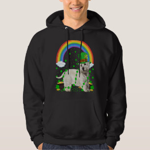 Rainbow Irish Shamrock Westie Hund St patrick's da Hoodie