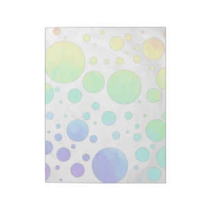 Rainbow Isig Polka Dot Mönster Anteckningsblock
