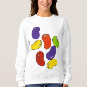 Rainbow Jelly Beans Påsk Candy Foodie Tee Shirt