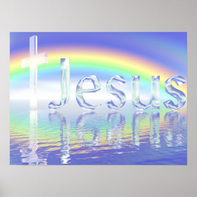 Rainbow Jesus Kor Poster (Framsidan)
