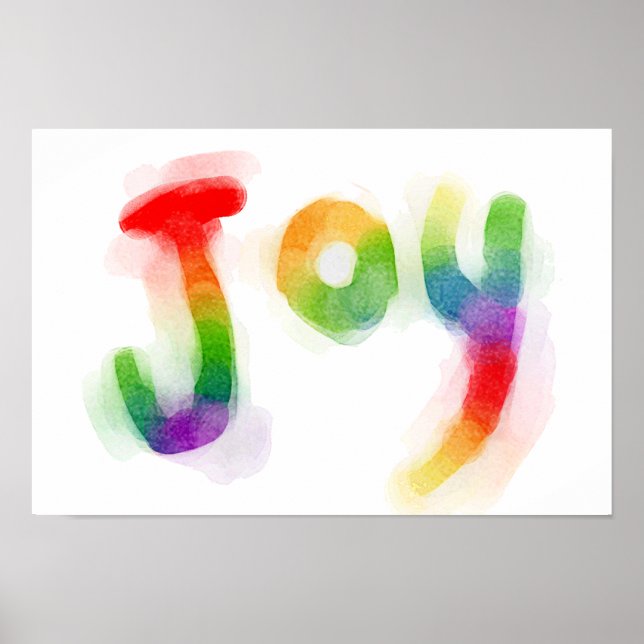 Rainbow Joy Poster (Framsidan)