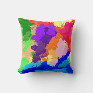 Rainbow Kaleidoscope Butterflies Kudde