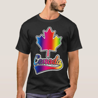 Rainbow Kanada T Shirt