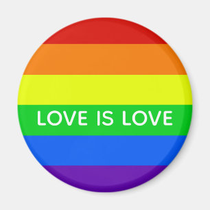 Rainbow Kärlek är Kärlek Gay pride LGBTQ BeSnyv Magnet