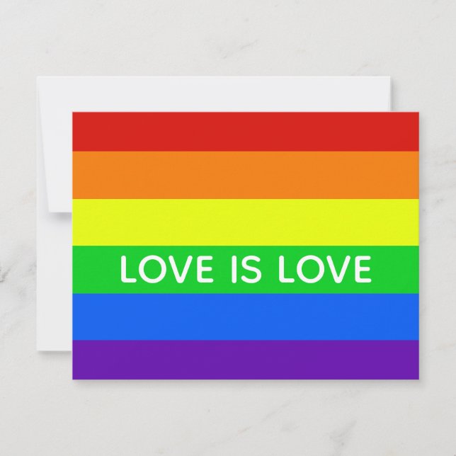 Rainbow Kärlek är Kärlek Gay pride LGBTQ BeSnyval (Framsida)