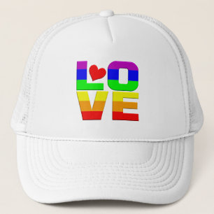 Rainbow Kärlek hat Truckerkeps