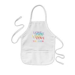 RAINBOW KÄRLEK Kids' Apron Barnförkläde