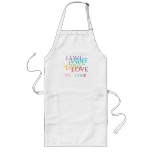 RAINBOW KÄRLEK Long Apron Långt Förkläde