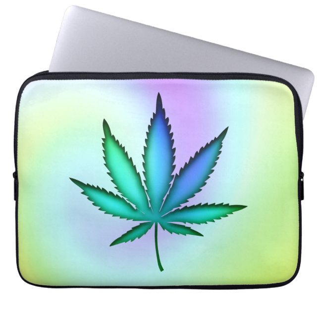 Rainbow Kärlek Löv Laptop Fodral (Framsidan)