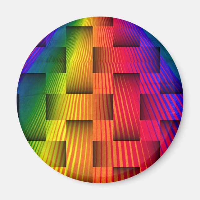 Rainbow Kärlek_ Magnet (Framsidan)