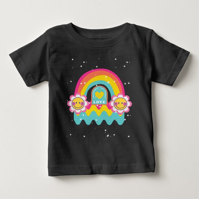 Rainbow Kärlek själv T-Shirt (Framsida)