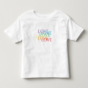 RAINBOW KÄRLEK Småbarn T-Shirt