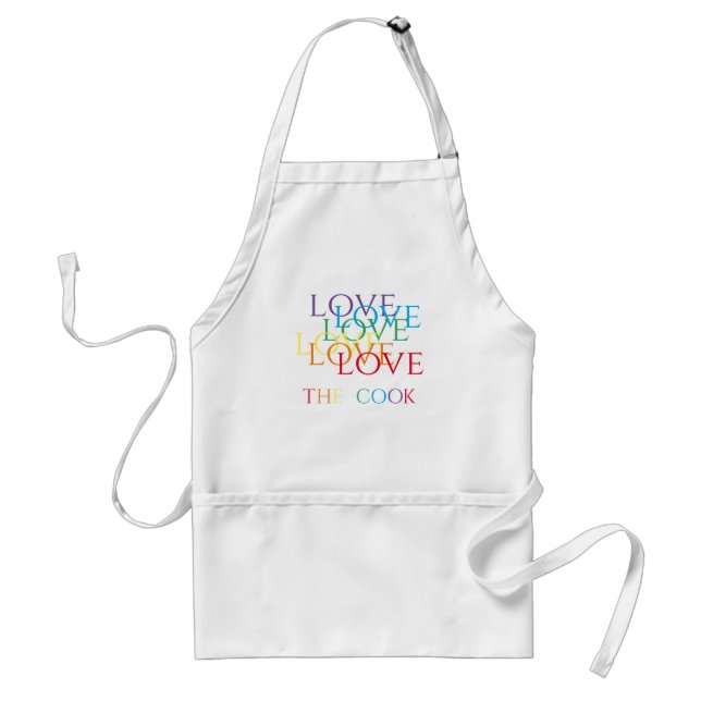 RAINBOW KÄRLEK Standard Apron Förkläde (Framsidan)