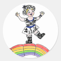 Rainbow Kärlek Sticker