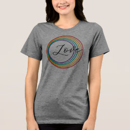 Rainbow Kärlek T Shirt