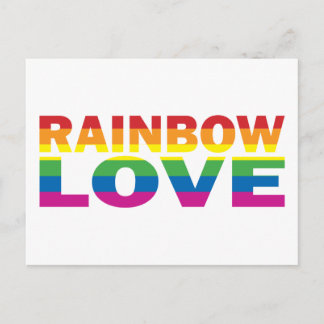 RAINBOW-KÄRLEK VYKORT