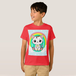 Rainbow kattunge Boys T-shirt