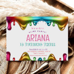 Rainbow Kids 3rd Slime Födelsedagsfest Inbjudningar<br><div class="desc">Slimmad födelsedagsinbjudan är perfekt för flickans födelsedagsfest. Regnbågsfärgen slime party Temed inbjudan är fullt av roligt och söt design inslag som vänner. Barns födelsedag är speciellt,  och inbjudan kan bidra till att göra en minnesvärd födelsedagsfest.</div>