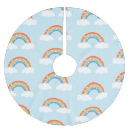 Rainbow Kids jul Stock Julgransmatta Borstad Polyester