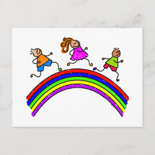 Rainbow Kids Vykort